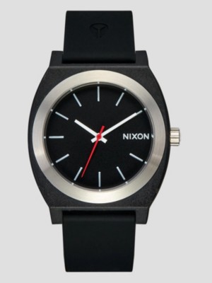 Nixon time teller silver black best sale